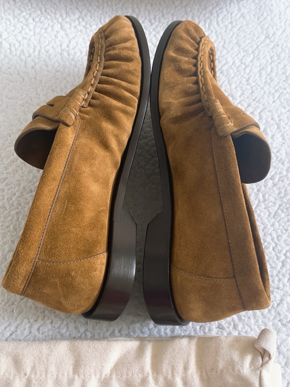 Saint Laurent Women’s YSL Le Loafer Supple in suede - Picture 5 of 16